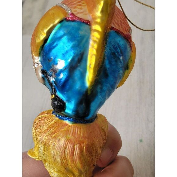 Vintage December diamonds Goldie fish blown glass ornament Xmas decor - Picture 7 of 9